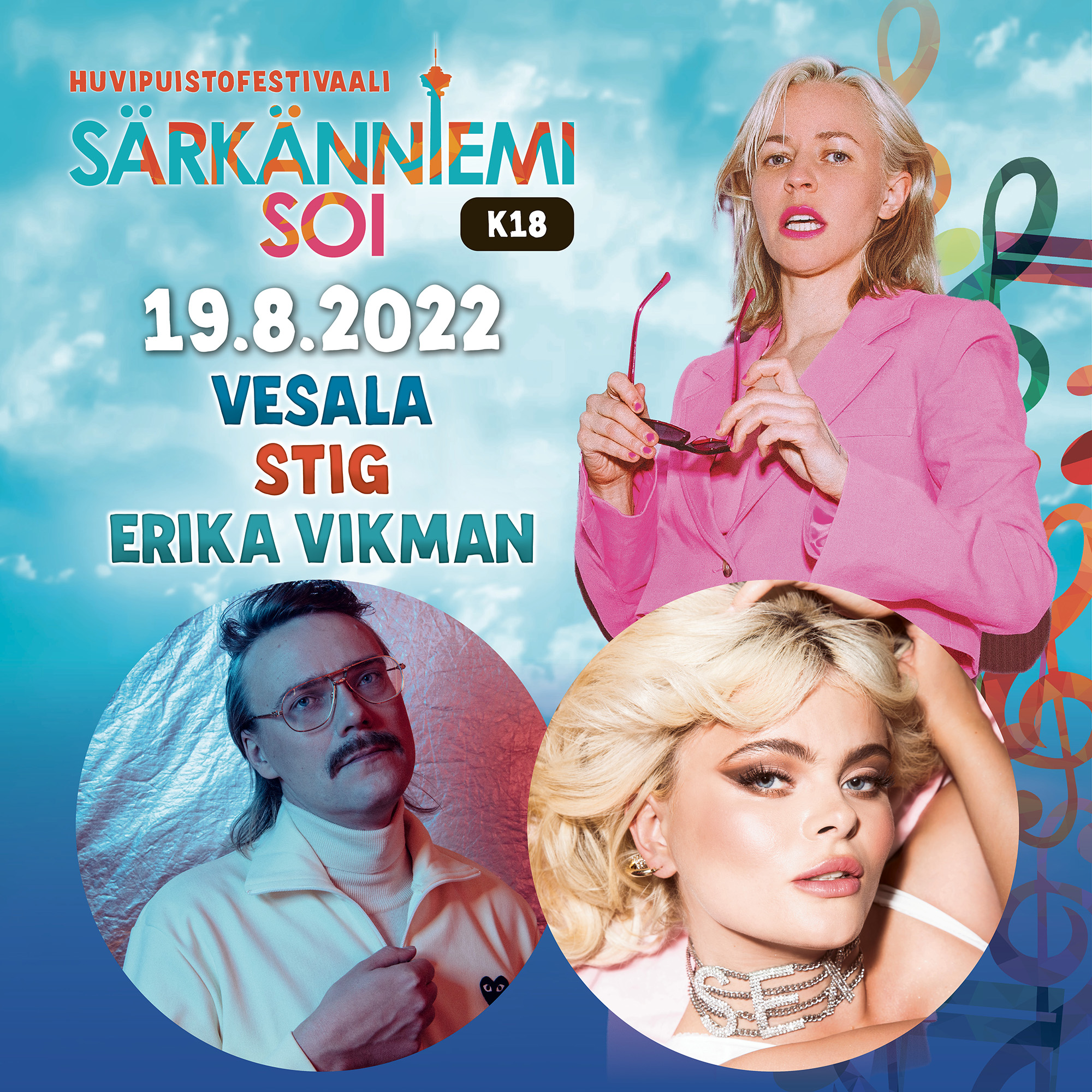 Särkänniemi Soi! Vesala, Stig ja Erika Vikman - Tampereen tapahtumat ja  menovinkit - Visit Tampere