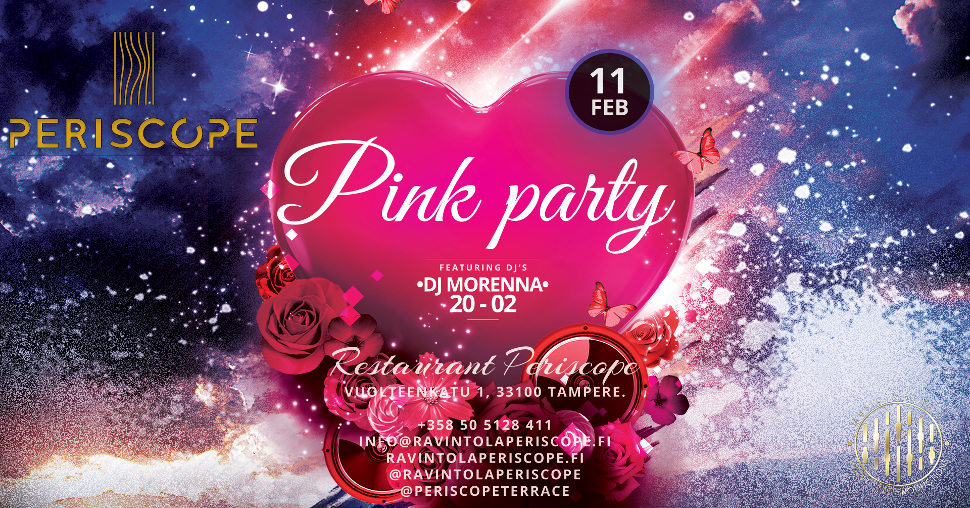 Valentine's Pink Party - Tampereen tapahtumat ja menovinkit - Visit Tampere