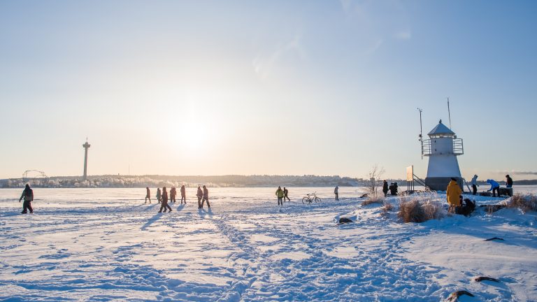 Sunny Winter Day On Frozen Näsijärvi Laura Vanzo 17