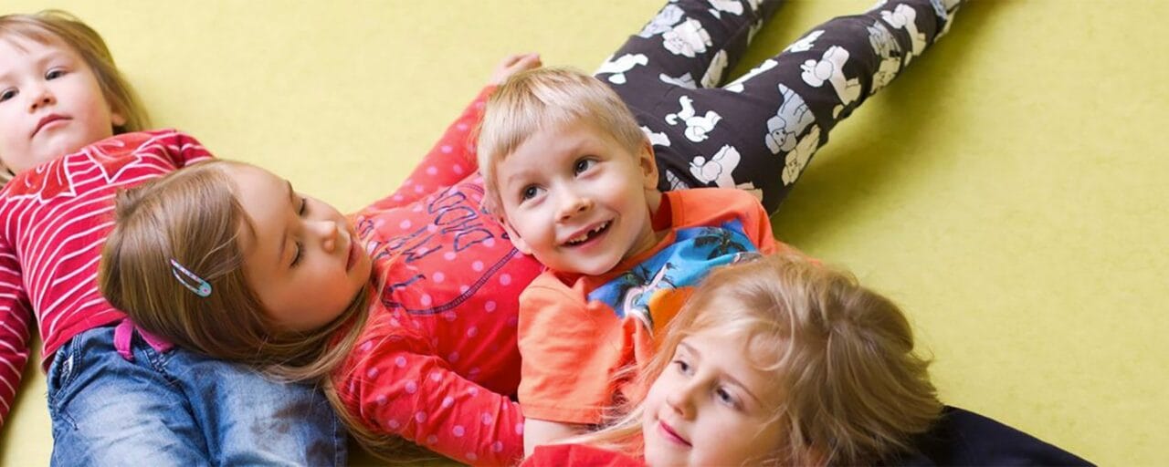 Children playing.