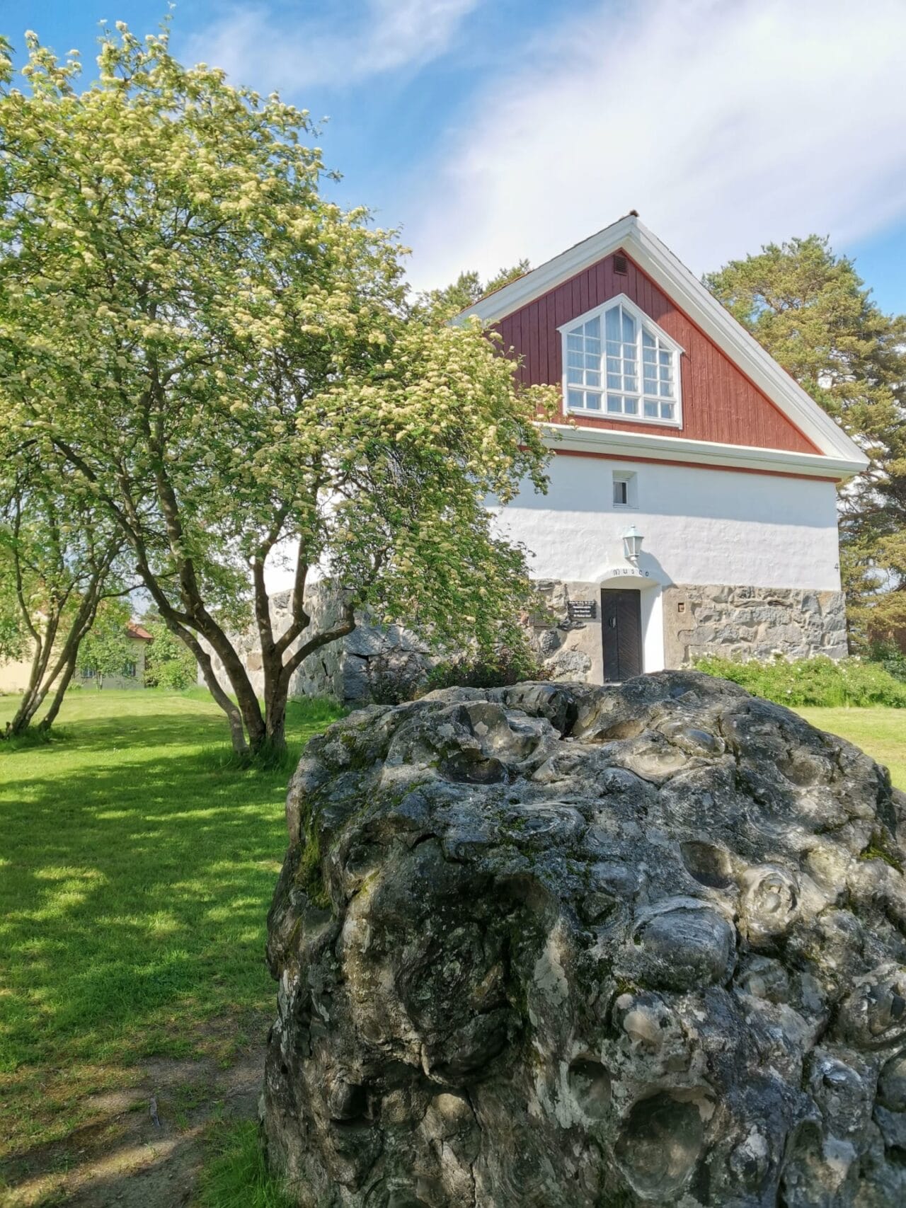 Kangasala Local History Museum and orbicular granite