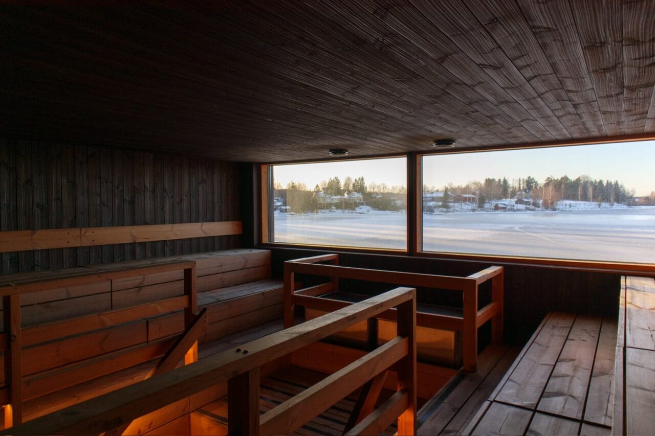 Sauna sisältä