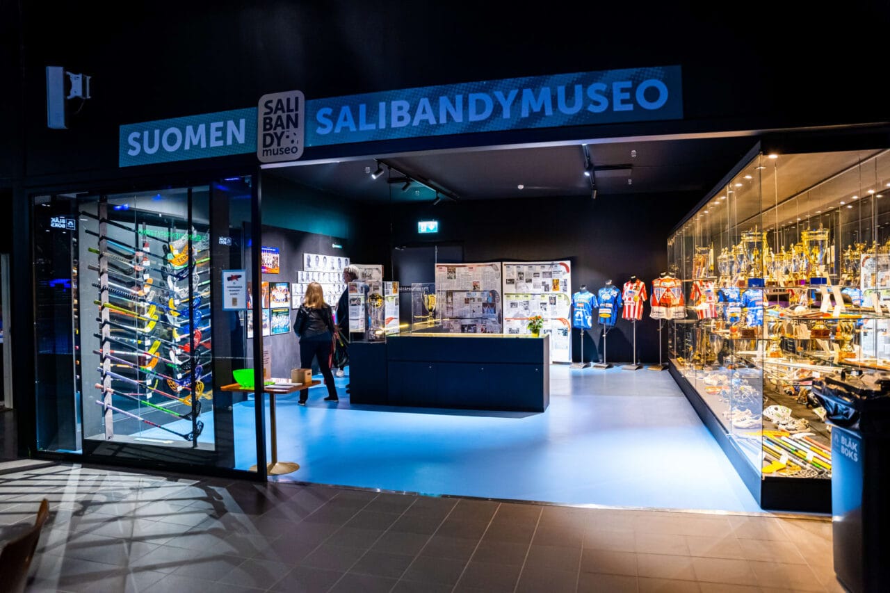 Floorball Museum is situated in Ideapark's Bläk Boks.