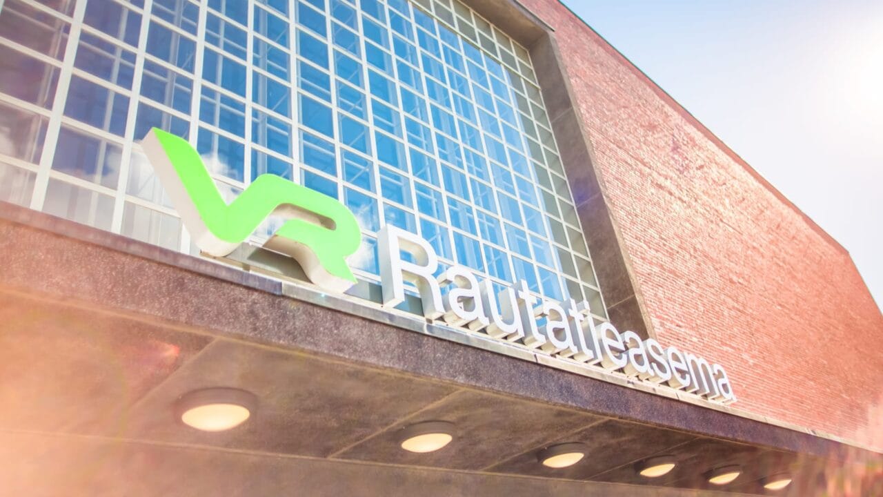 Tampere railway station.