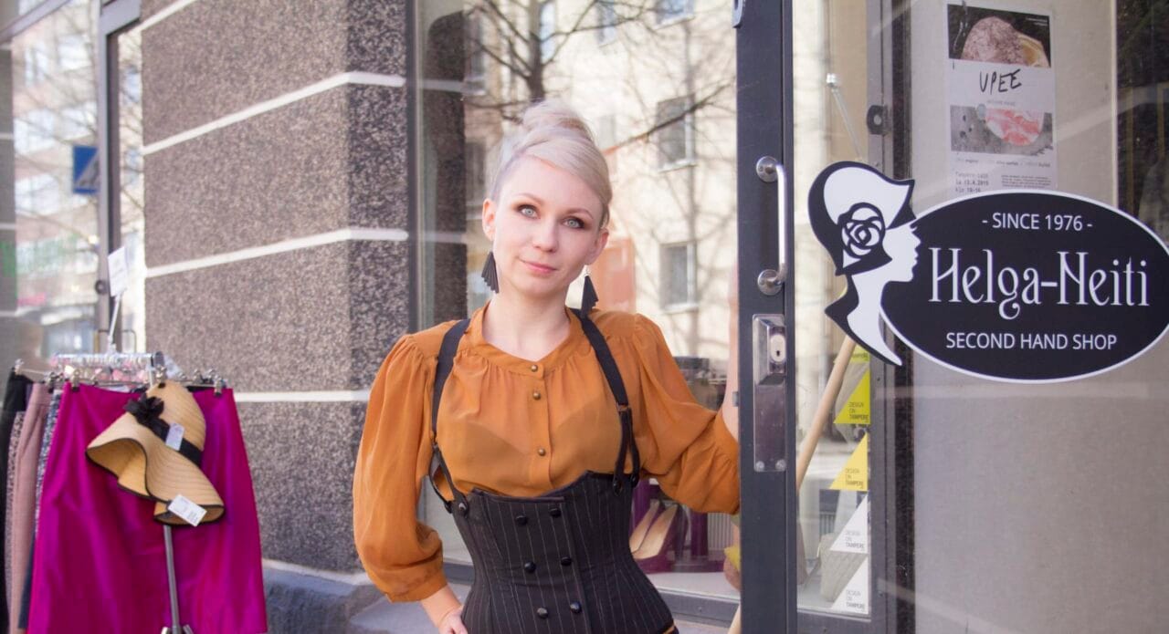 Welcome to Helga-Neiti, the oldest second hand shop in Tampere!