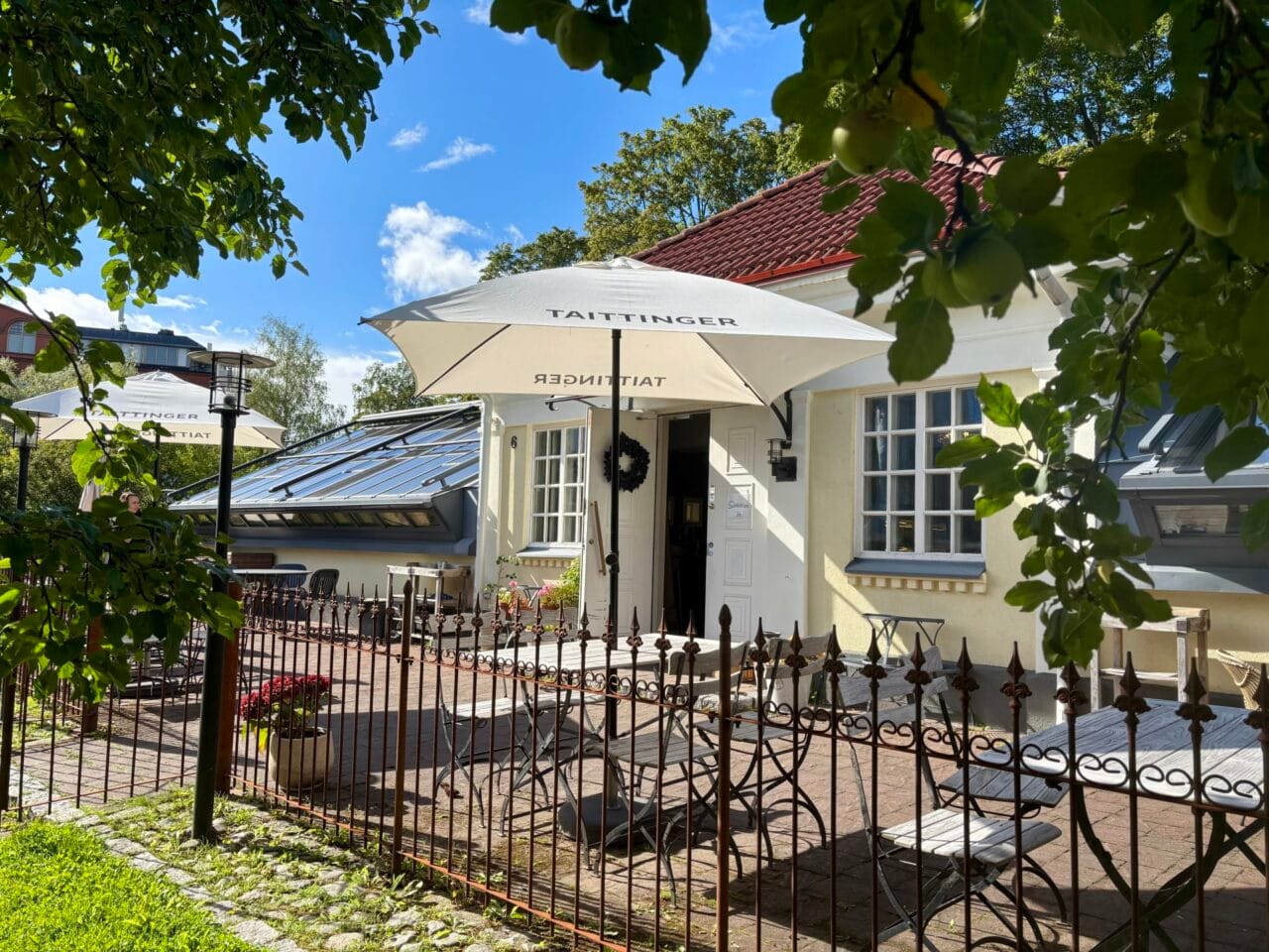 sunny terrace