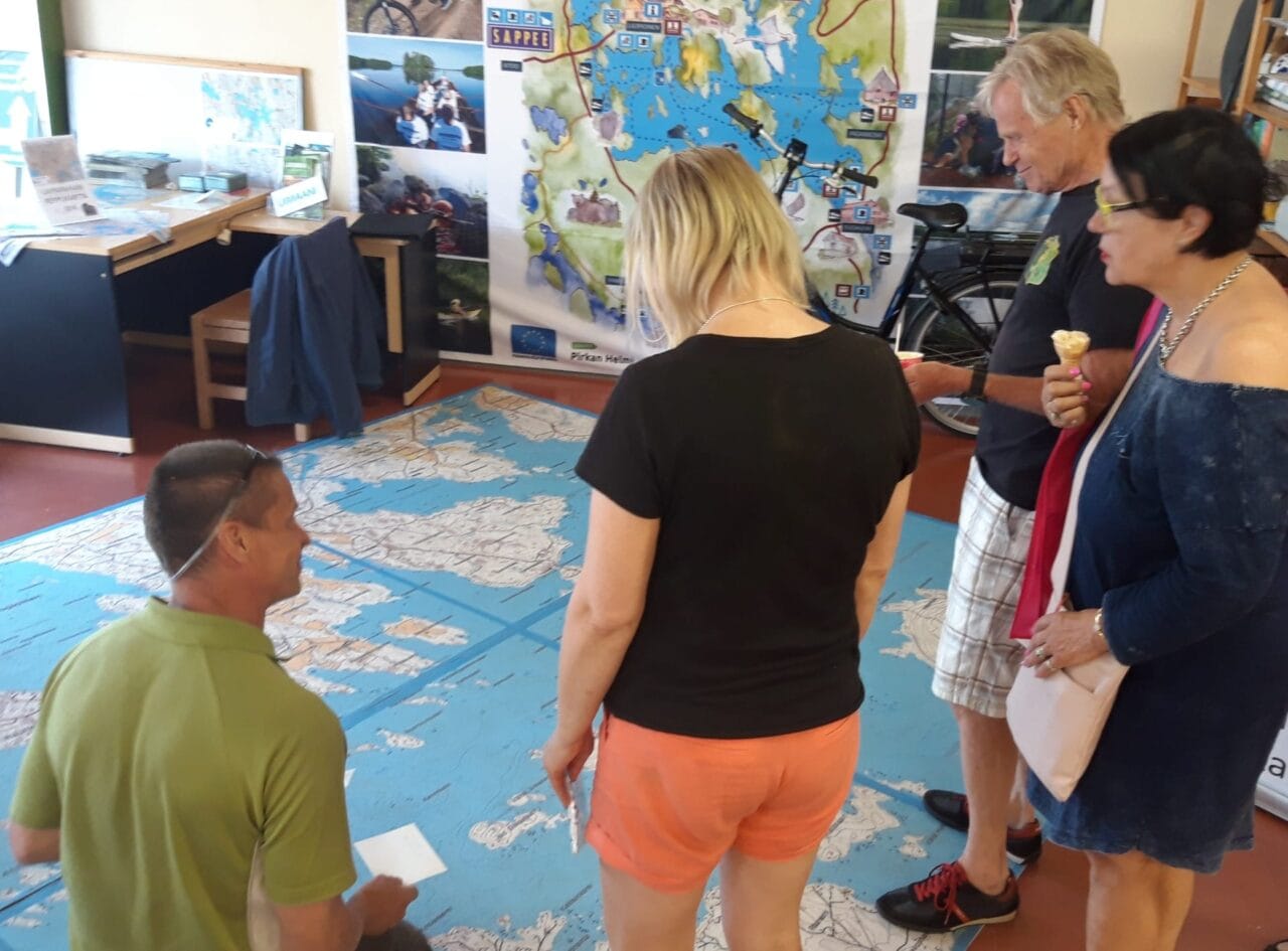 Guidance to outdoor village