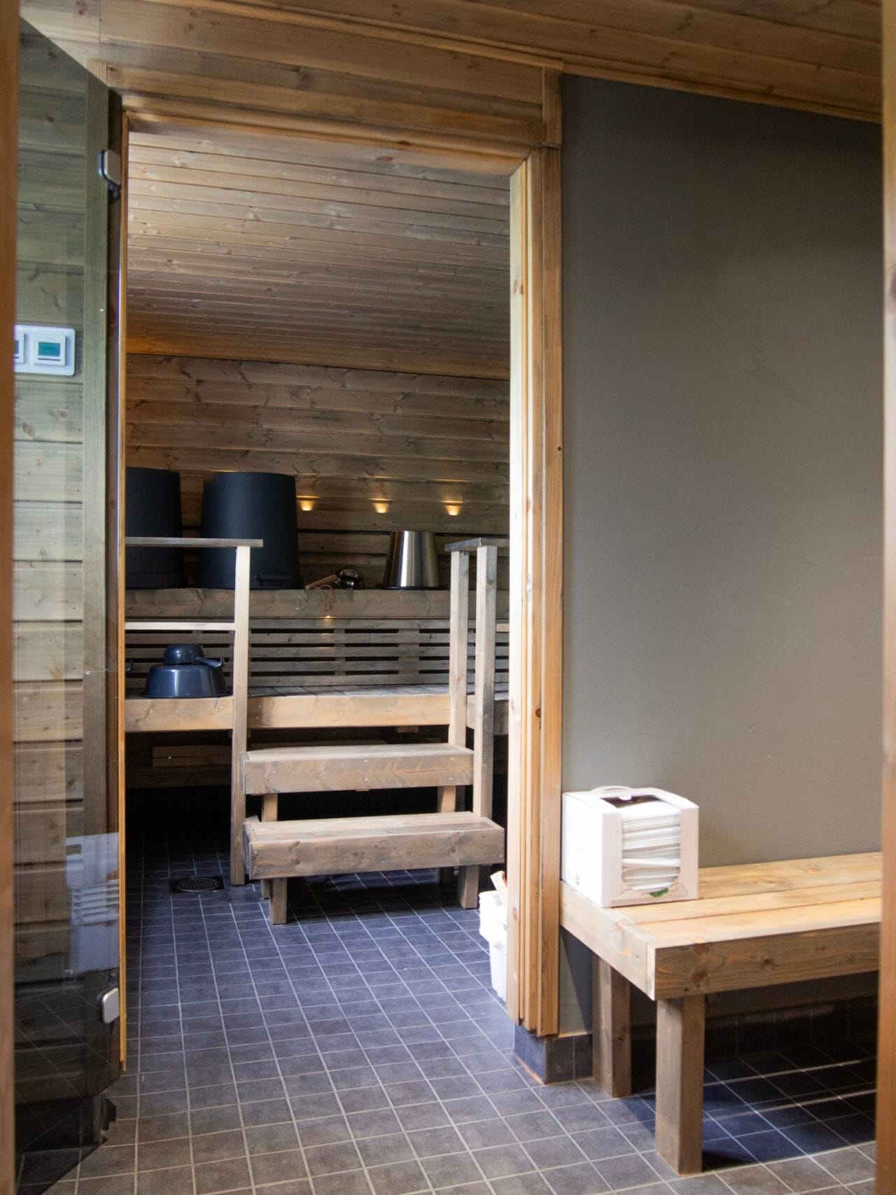 View to sauna