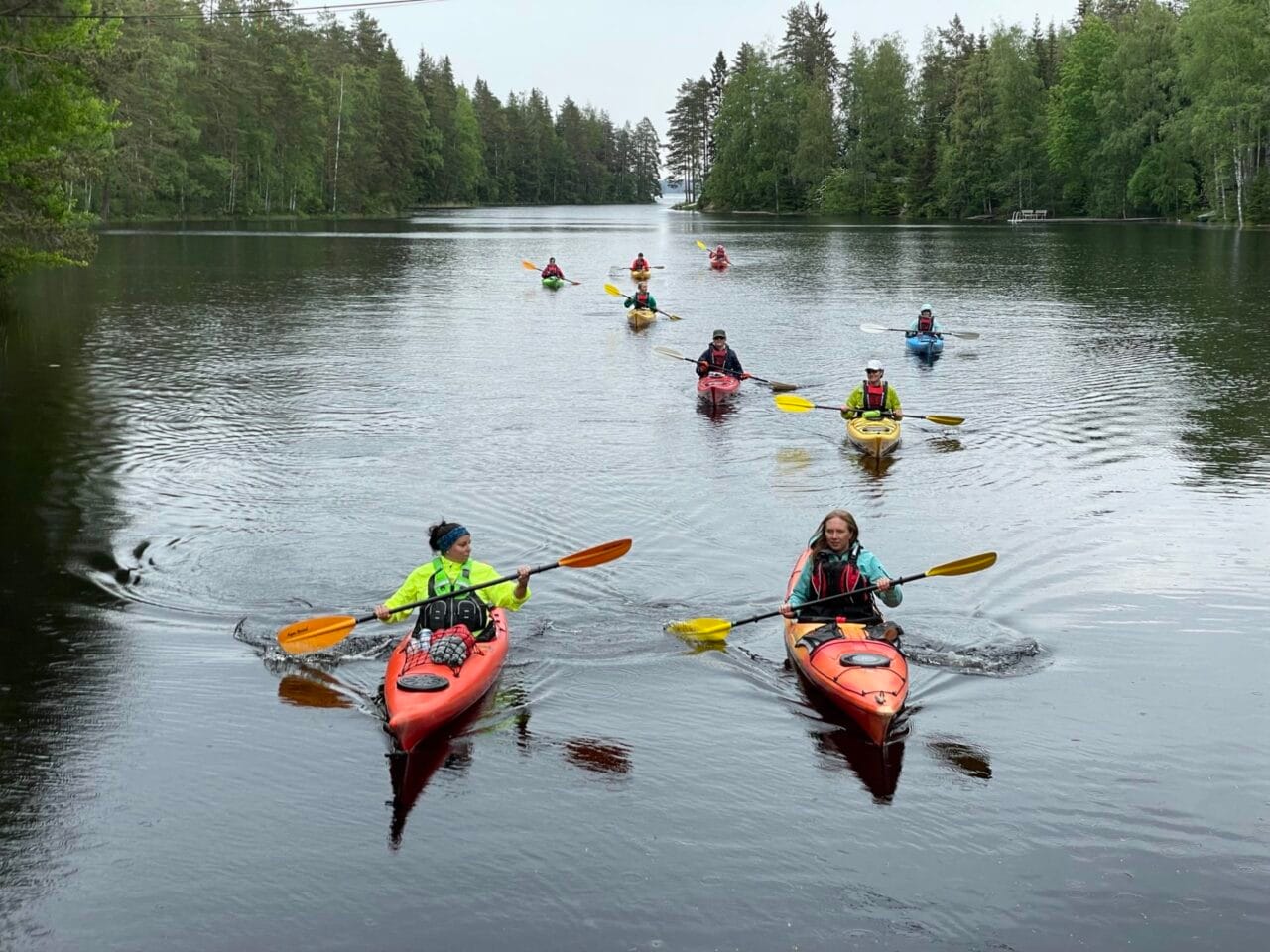 Kayak tour on Pukala lake