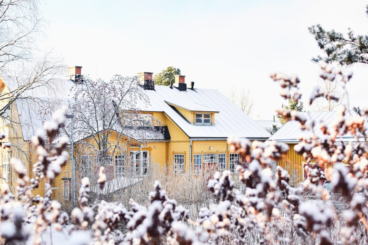 Talvinen kuva ulkoa Piirulta
