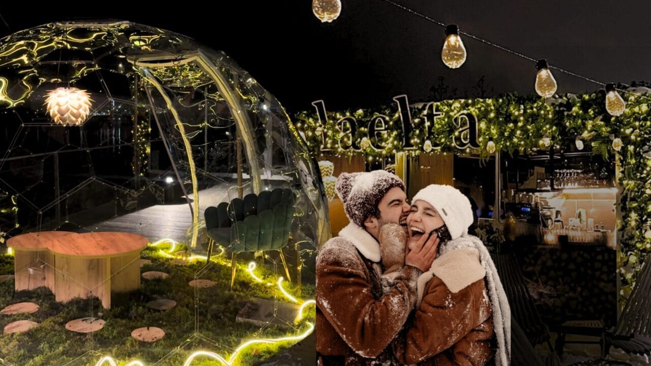 Lasi-iglu Tampereella