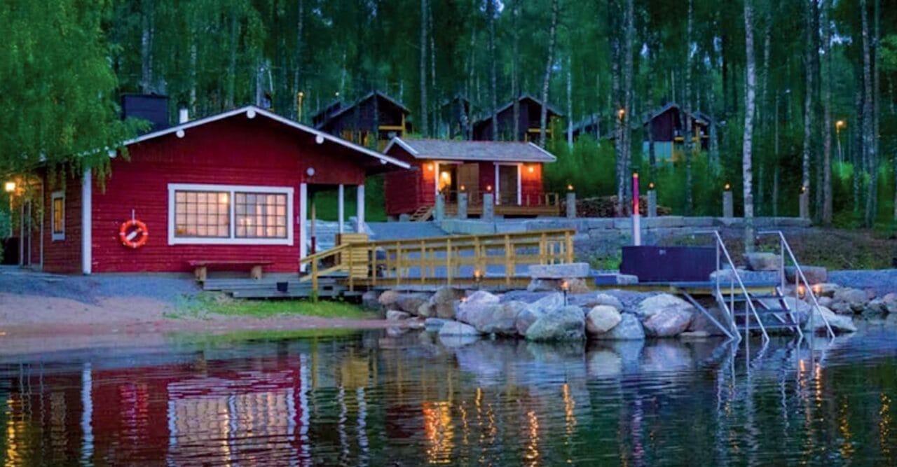 Sauna by the lake