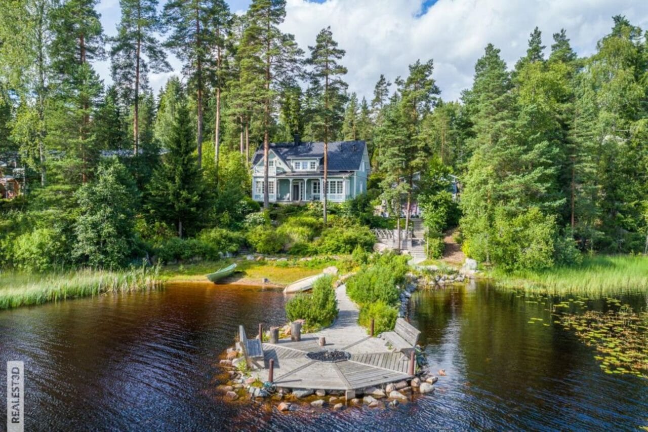 Kuva mökistä