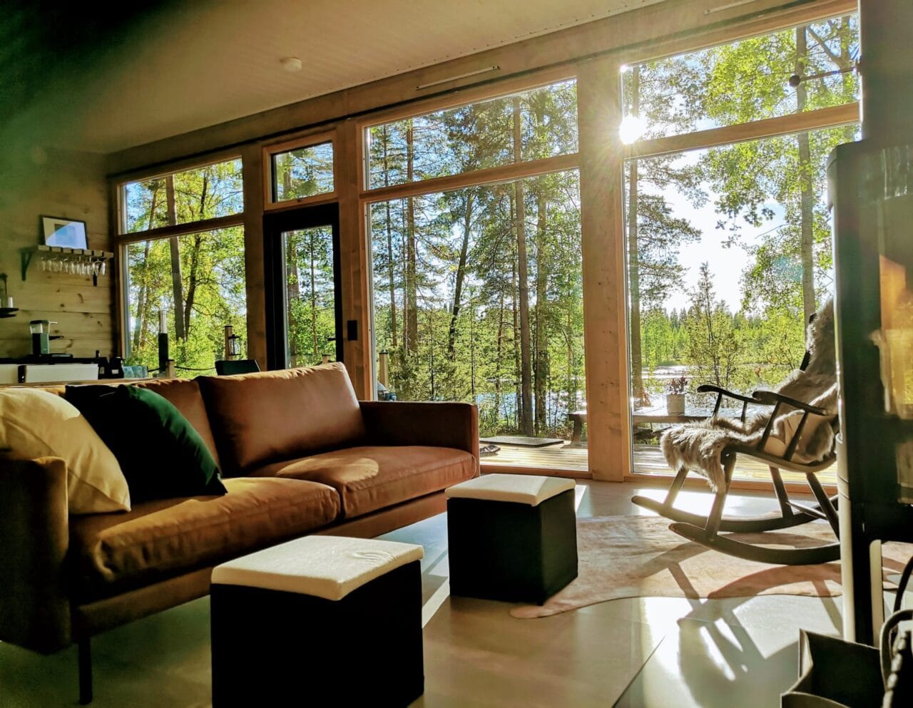 View from living room