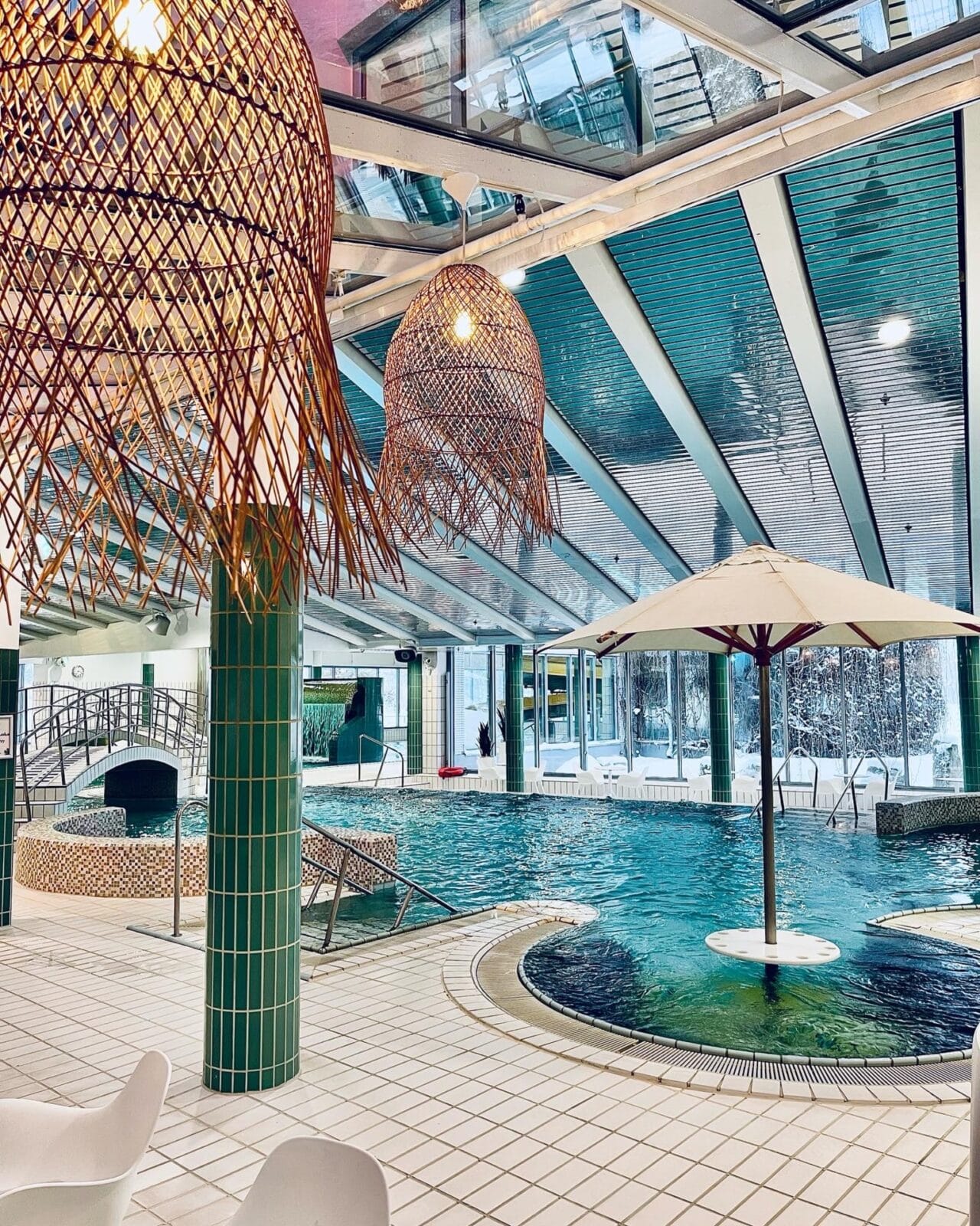 Pool at Water Tropic spa.