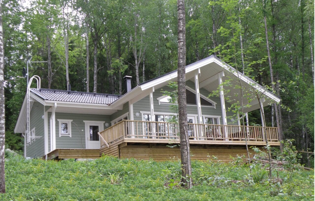 Huvila ulkoa
