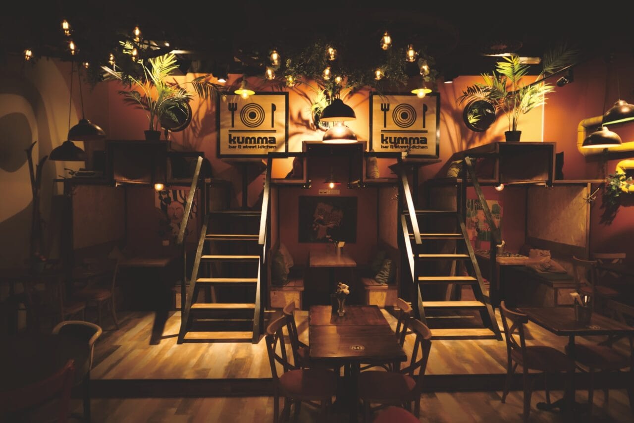 Unique dining booths