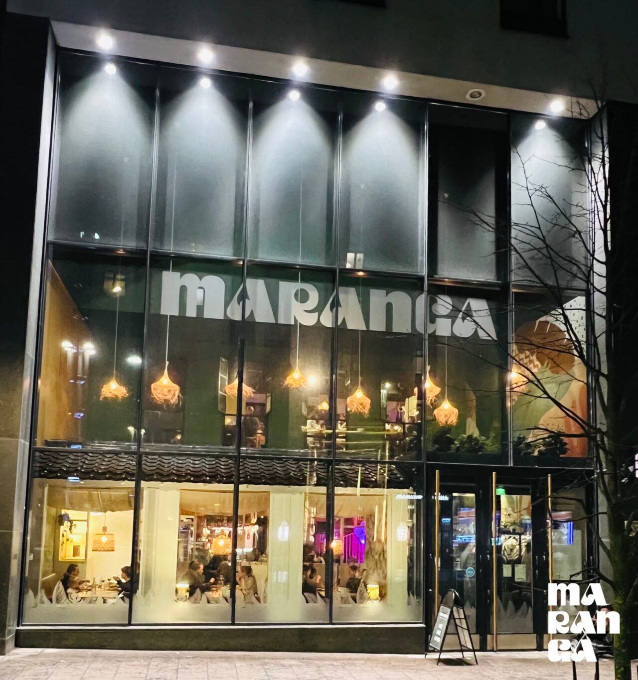 Exterior of Restaurant Maranga.