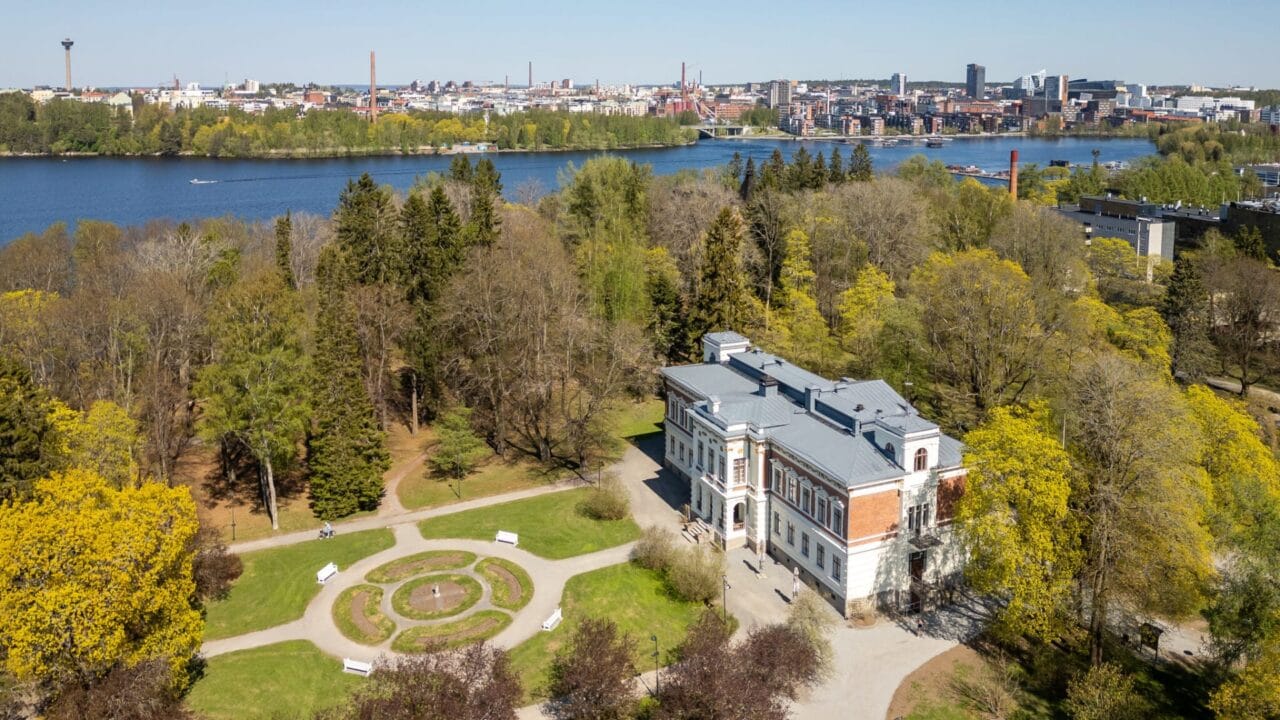 Ilmakuva Hatanpään kartanosta