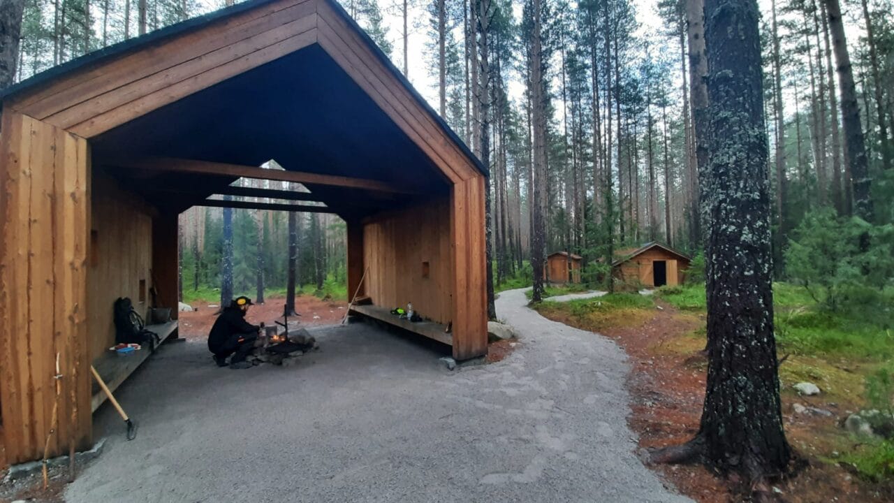 Kintulammi nature reserve, shelter
