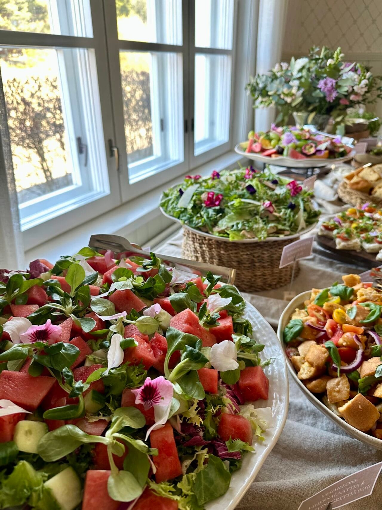 Brunssikattauksen alkupalapöytä