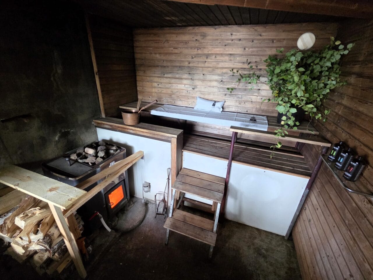 Traditional Finnish sauna – exclusively for our guests